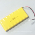 Batterie rechargeable PKCELL NI-CD AA 600mAh 9.6V avec bande